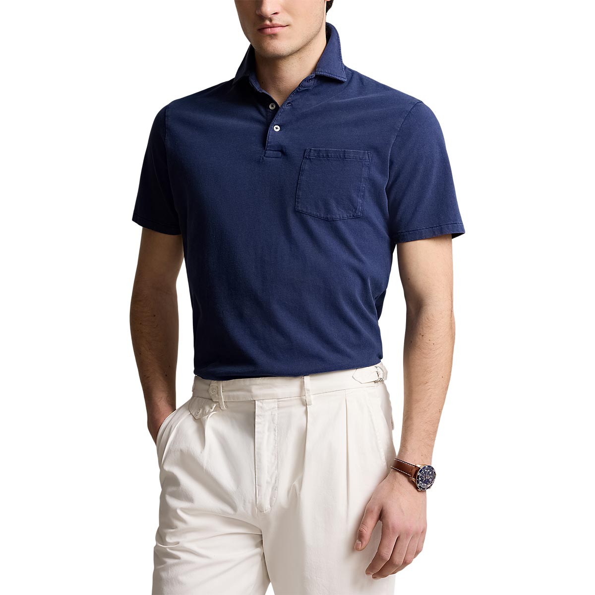 Polo Ralph Lauren Classic Fit Cotton-Linen Polo Shirt